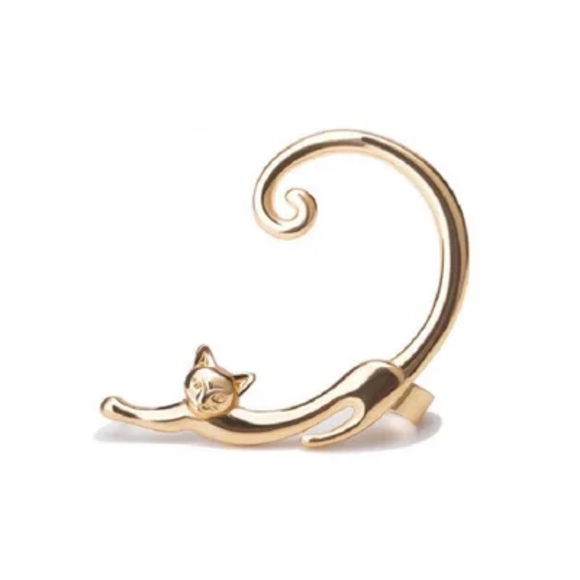 Cat Ear Wrap Earring Cuff Piercing - Picture 7 of 7